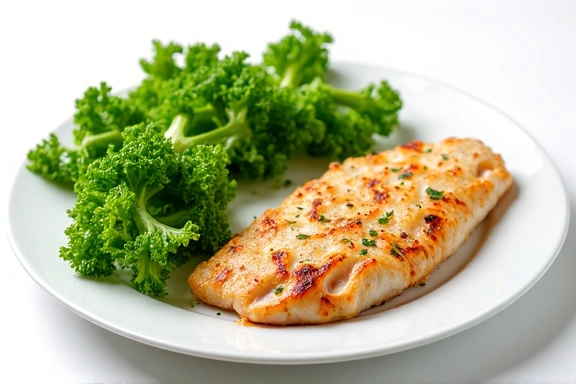 Piatto colorato e bilanciato con verdure fresche, proteine magre e cereali integrali, simbolo di un piano alimentare sano.